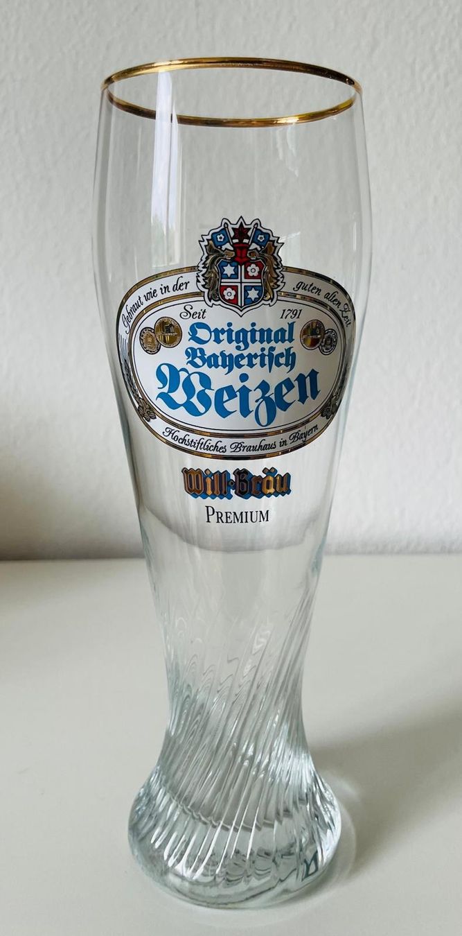 Verres: Traditionelle Weizenbiergläser von Will-Bräu – D'occasion à Basel par Jcva 2