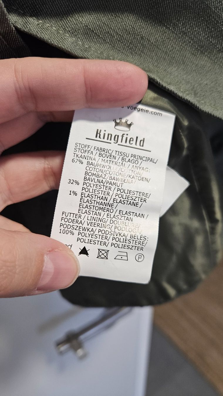 Giacche: Blazer verde Kingfield tg.44 misto cotone – Usato da Melano venduto da H-Sara 2