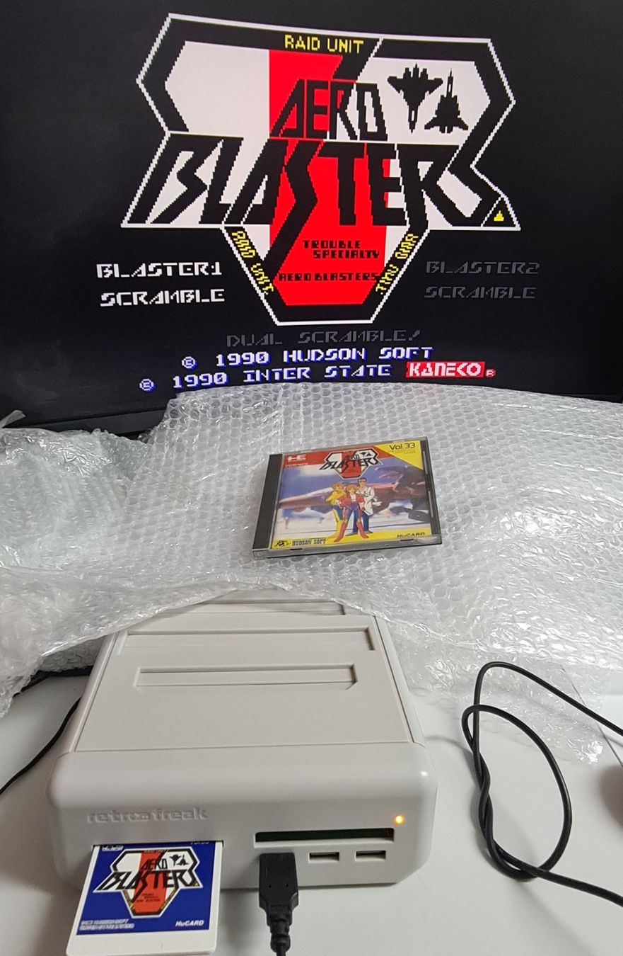 Giochi: Aero Blaster OVP ☠️ PC Engine JPN – Usato da Oberwil BL venduto da prothos 4