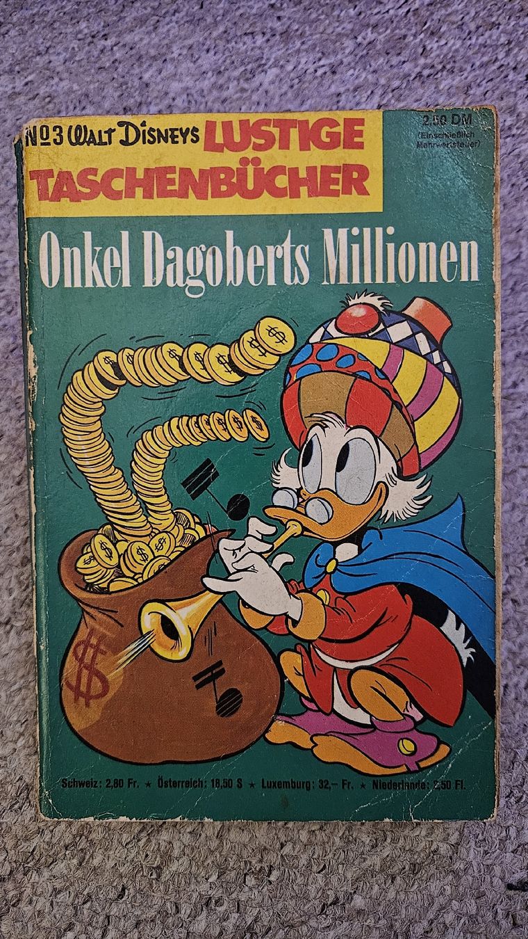 Fumetti: Onkel Dagoberts Millionen LTB Nr.3, 1968 – Usato da Hausen am Albis venduto da nikzahn