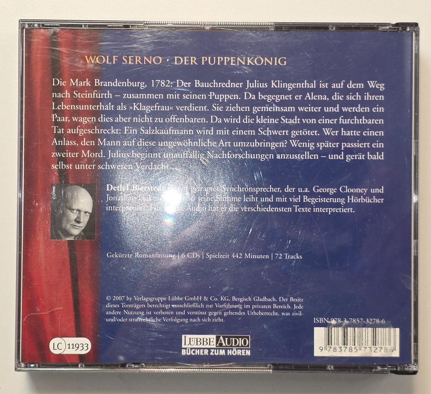 6CD Hörbuch Krimi PUPPENKÖNIG Wolf Serno Detlev Bierstedt (Neu (gemäss ...