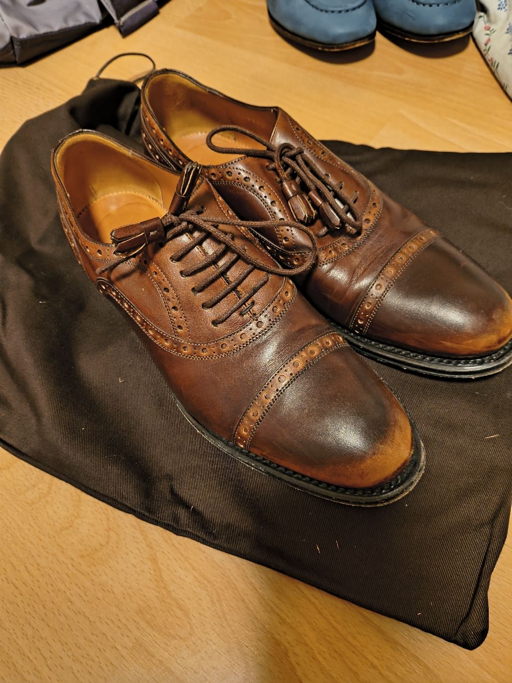 Gucci Scarpe da donna: Wunderschöne stylische Gucci Lederhalbschuhe braun – Usato da Zürich venduto da laribuechel 1