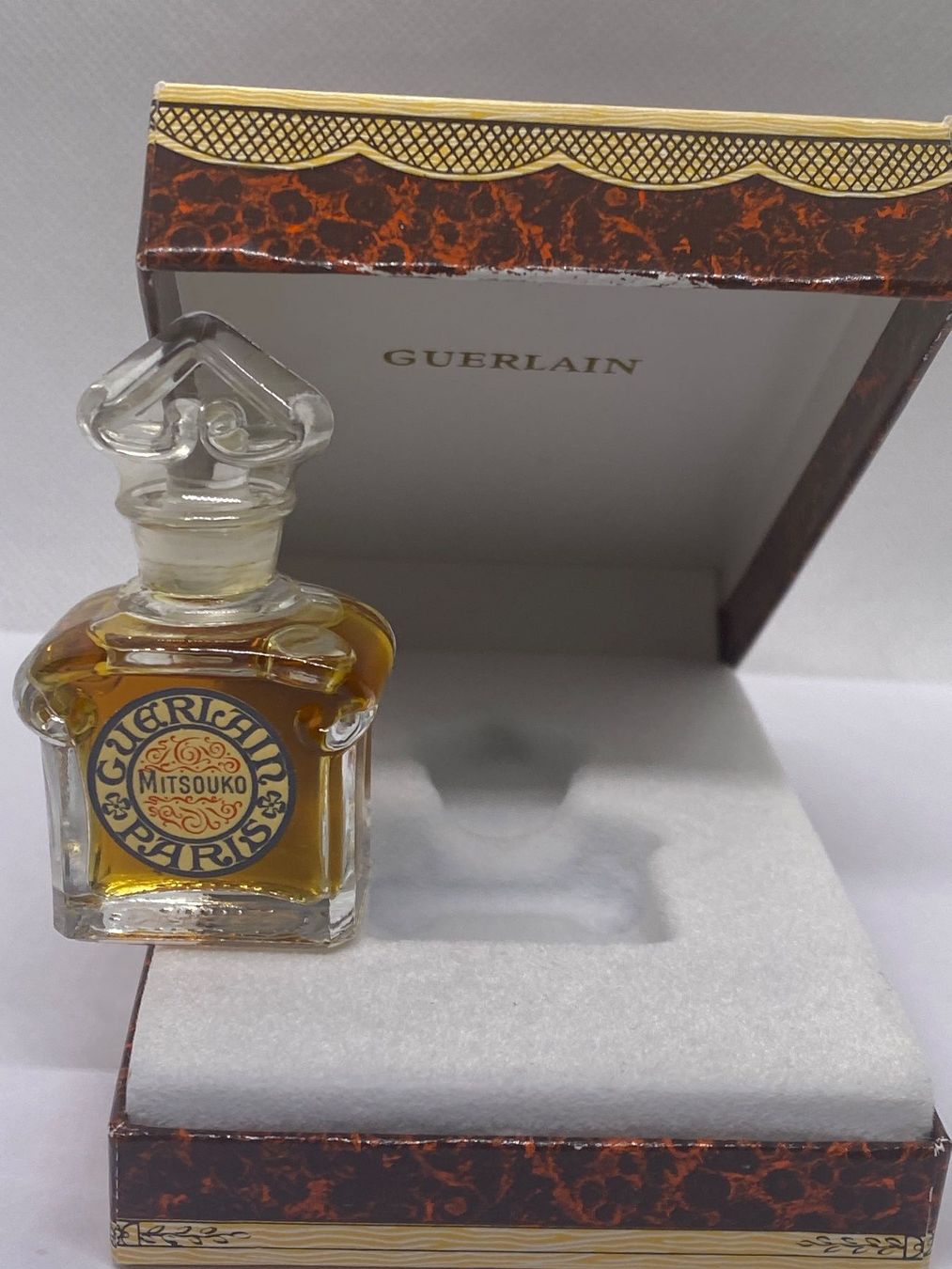 Guerlain Flaconi: Flacon de parfum  Mitsouko de Guerlain, parfum 7,5ml – Nuovo e nell'imballaggio originale da Saillon venduto da Libellule7