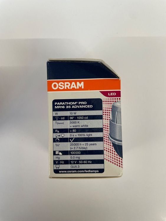 Osram Lampade: Osram LED Leuchtmittel MR16 (8 Stück) – Nuovo e nell'imballaggio originale da Neunkirch venduto da liquidationen_8152 3