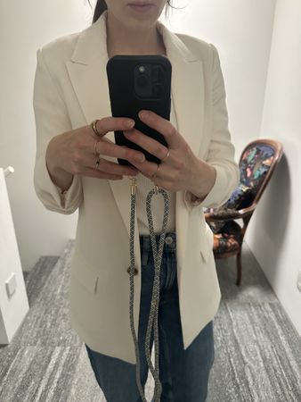 Beautiful MNG Blazer Ecru Size XS