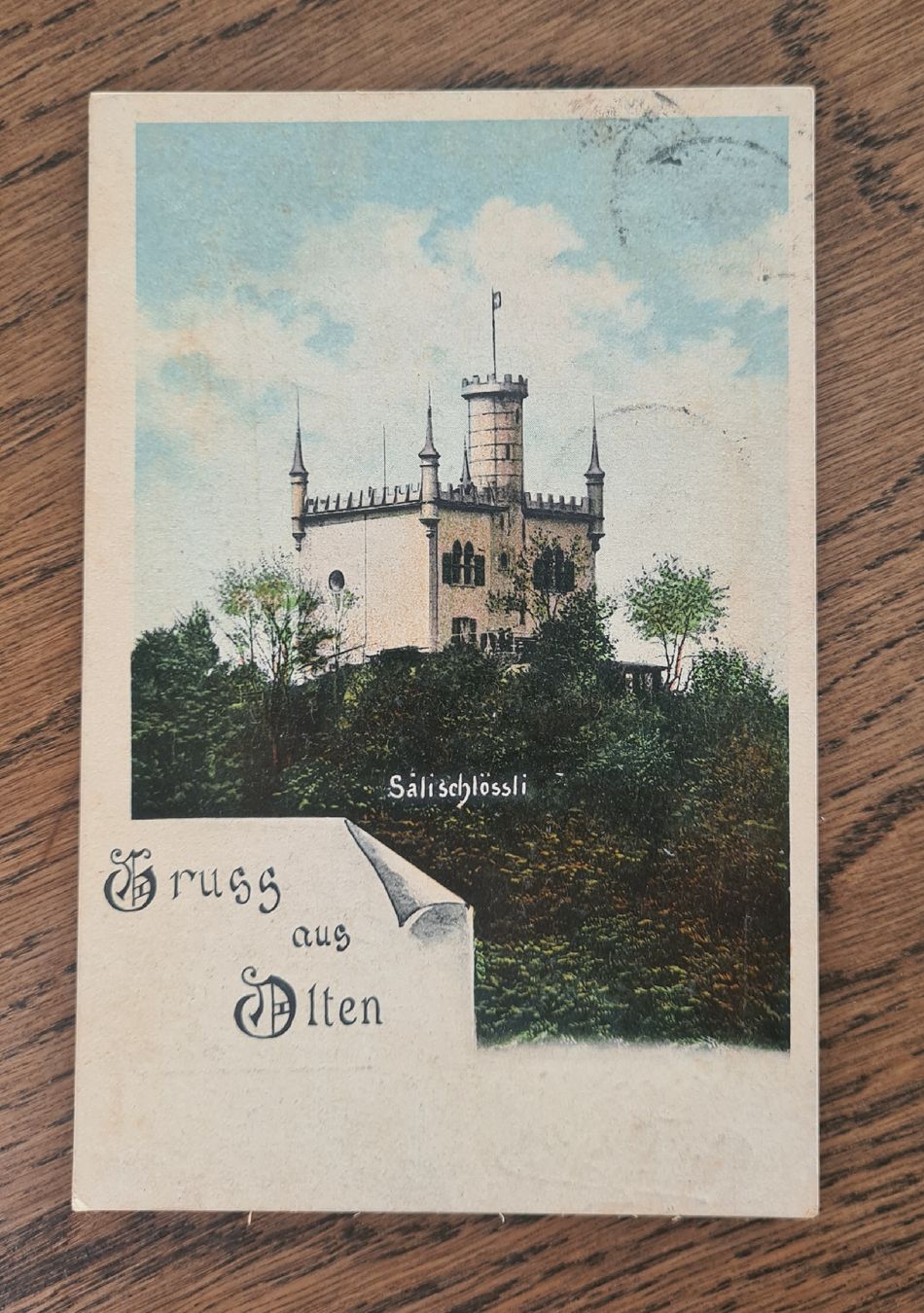 Cartoline postali: Gruss aus Olten 1910 – Usato da Ebikon venduto da Donar50