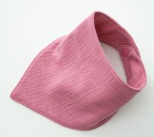 Dreieckstücher aus Musselin - Rosa 0-24 M - NEU