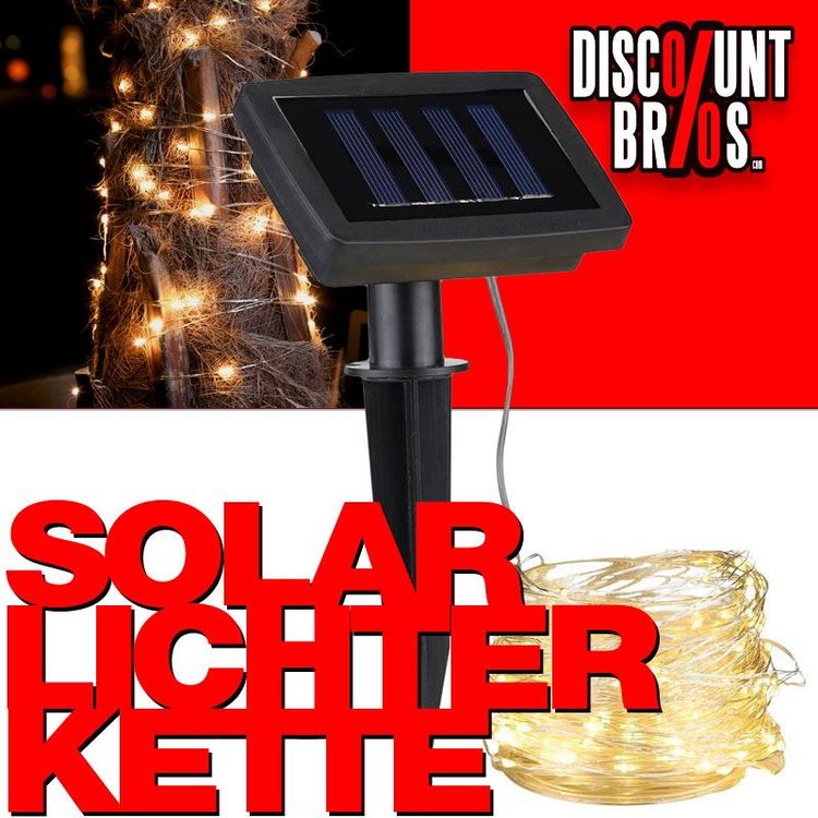 NEU Partylicht LED SOLAR LICHTERKETTE Kaufen auf Ricardo