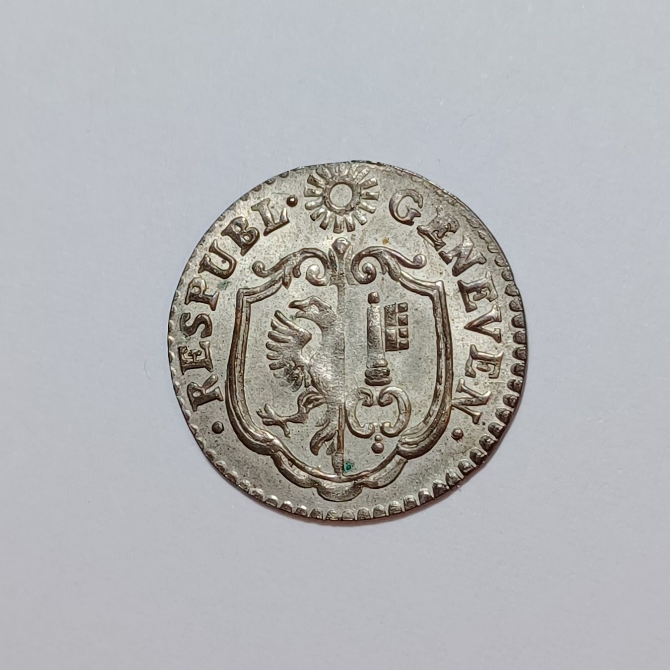 Tutti le monete: 3 Quarts 1785 Genf unz – Usato da Pfäffikon ZH venduto da Schweizer_Muenzen 1
