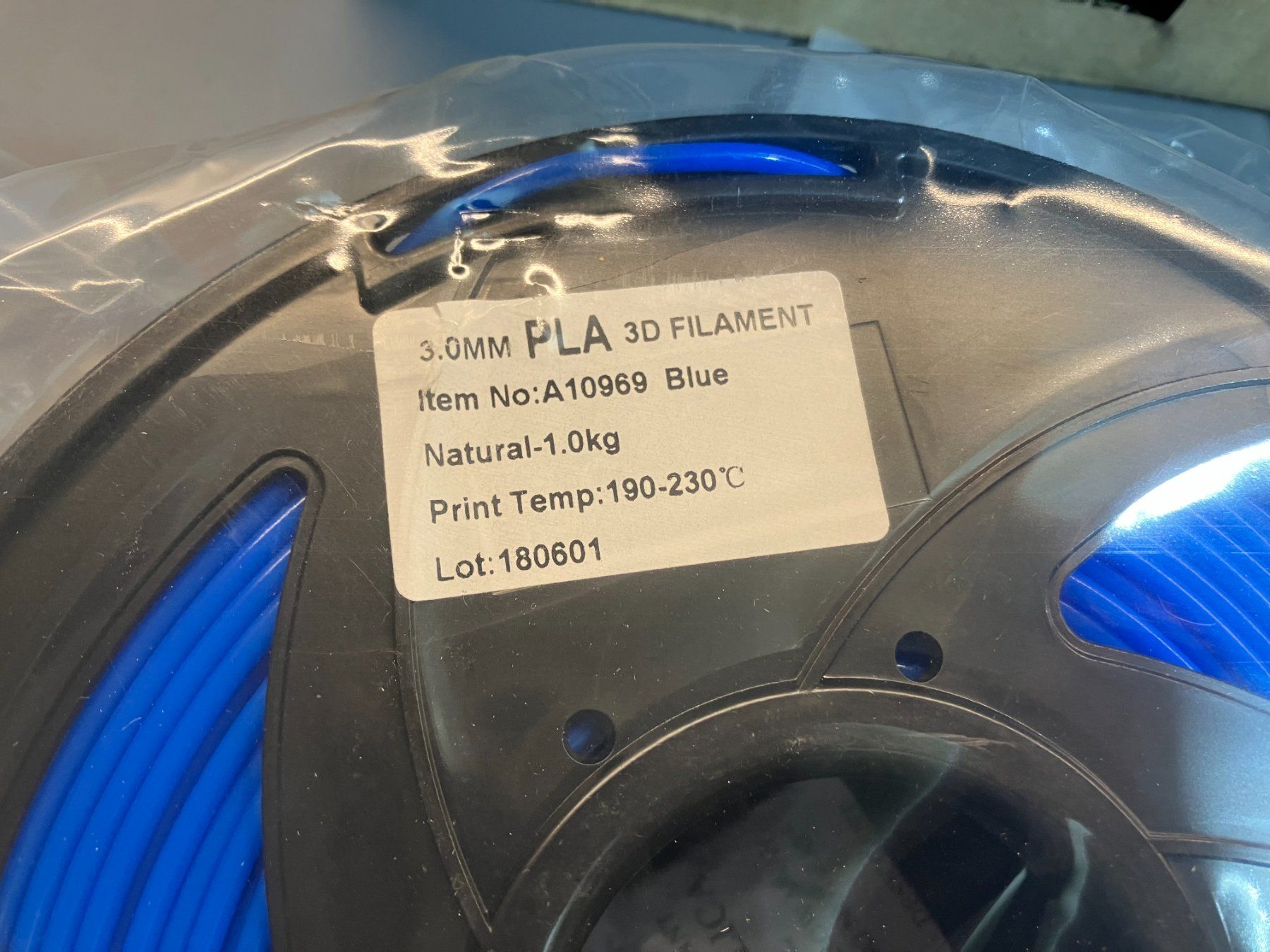 Filamento: Posten 3D Printer Filament 3mm Blau ab 1.- – Nuovo (secondo la descrizione) da Lichtensteig venduto da Buy24International 2