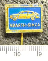 ABARTH-SIMCA AUTO LOGO UR-ALT ANSTECKNADEL GEPTÄGT VINTAGE