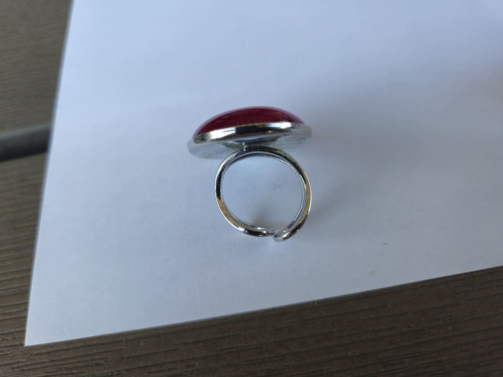 Anelli: Schöner, grosser Ring in pink – Usato da Zuzwil SG venduto da Martino1981 2