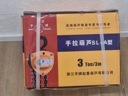 Handkettenzug 3 Ton/ 3 Meter neu in OVP