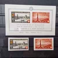 PRO PATRIA Bundesfeierblock II - B17-19 / 1942 - **