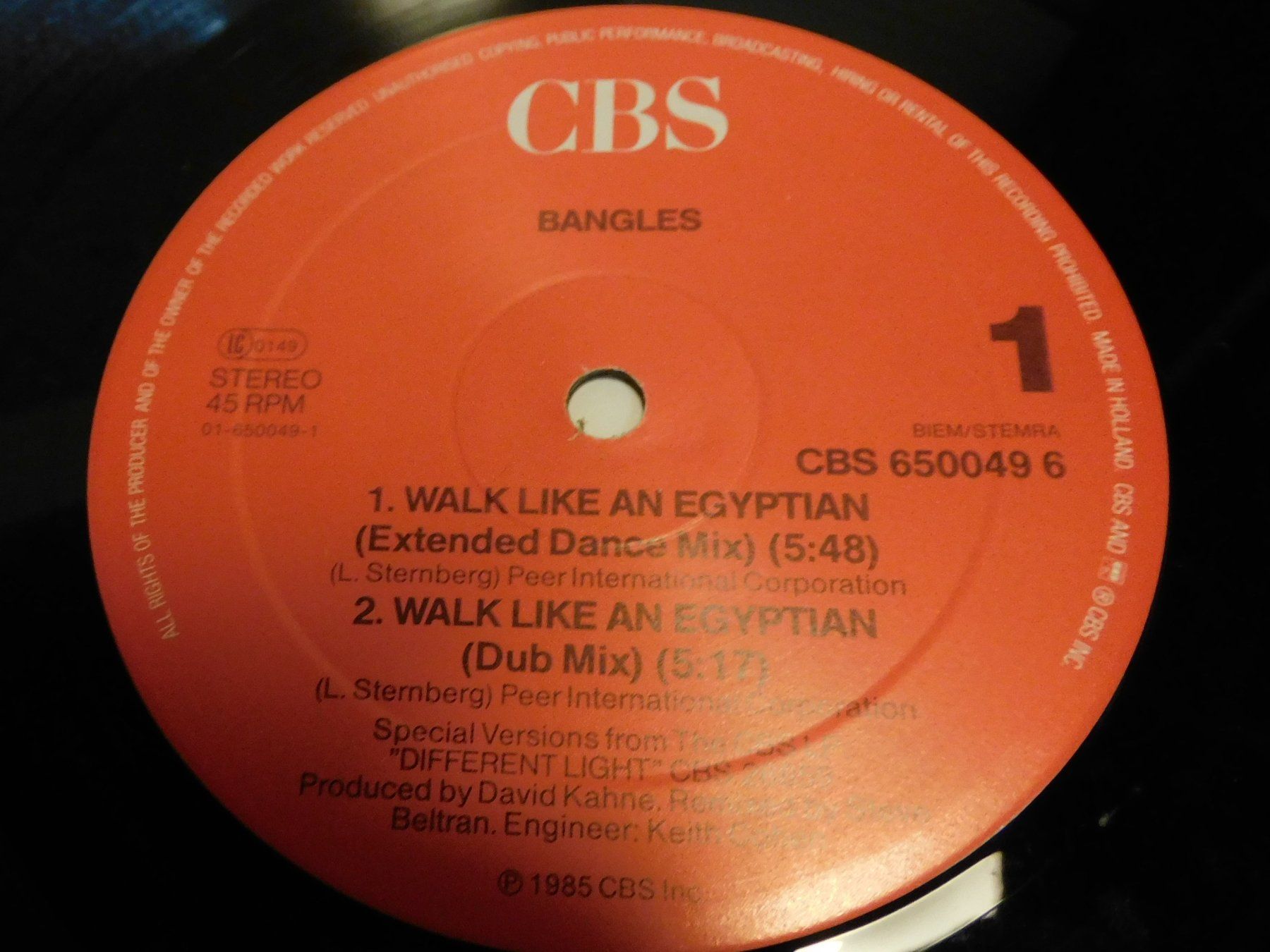 Dischi in vinile: LP Schallplatte Bangles Walk like a Egyptian - Schallplatte – Usato da Sursee venduto da 76 1