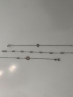 3 Silber Bracelets mit Zirkonia von Amen