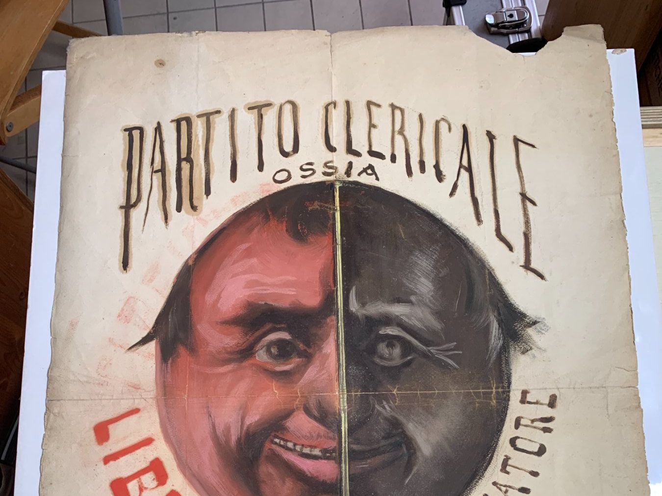 Poster & Bilder: Ticino - "Partito Clericale  ossia Liberale - Conservatore" – Gebraucht aus Sorengo von 74in 1