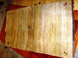 Gabbeh Teppich handgeknüpft, original Persien, neu,100x164