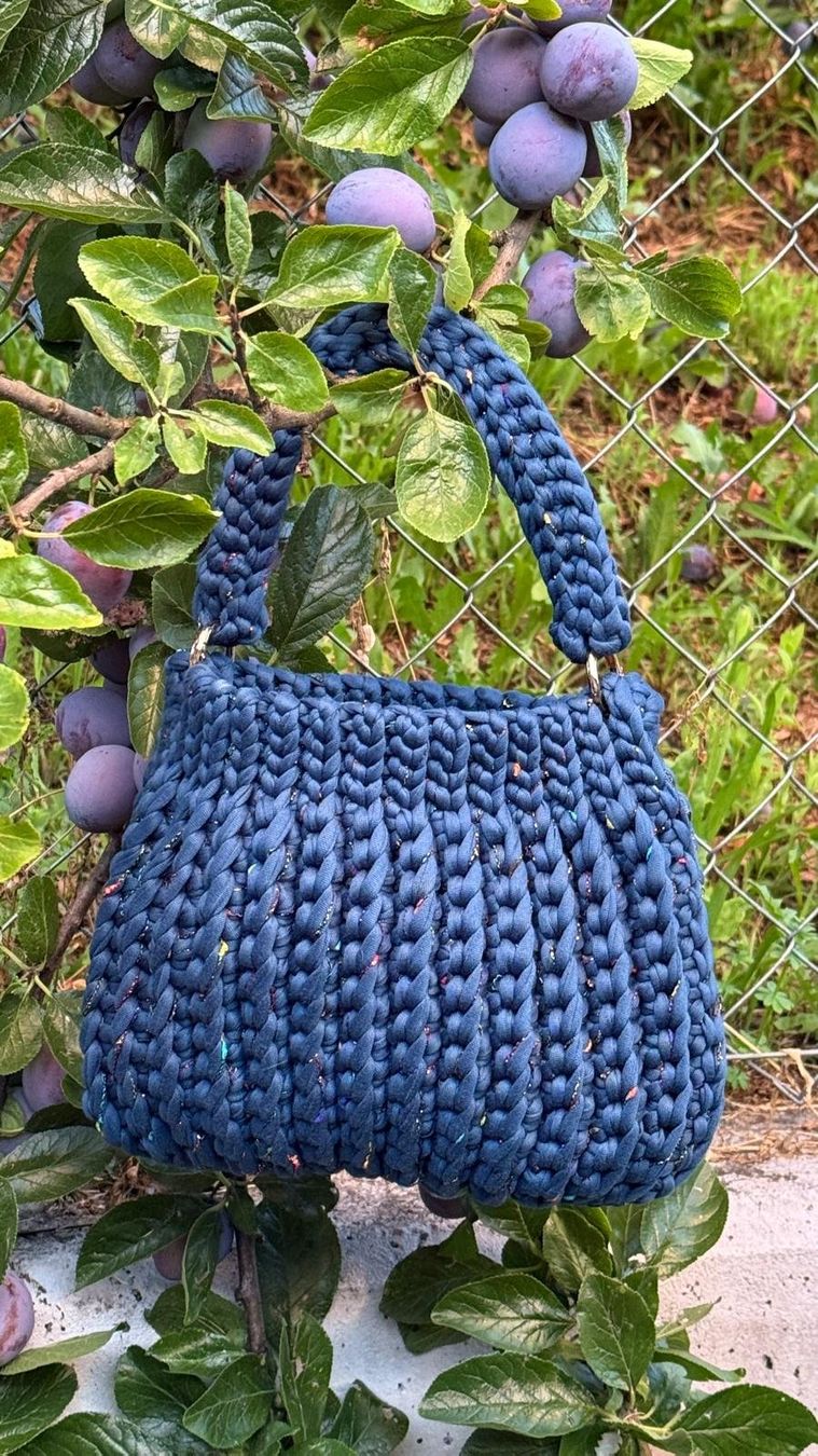 Borse da donna: Borsa estiva blu fatta a mano – Nuovo (secondo la descrizione) da Davesco-Soragno venduto da fla_d77h 6