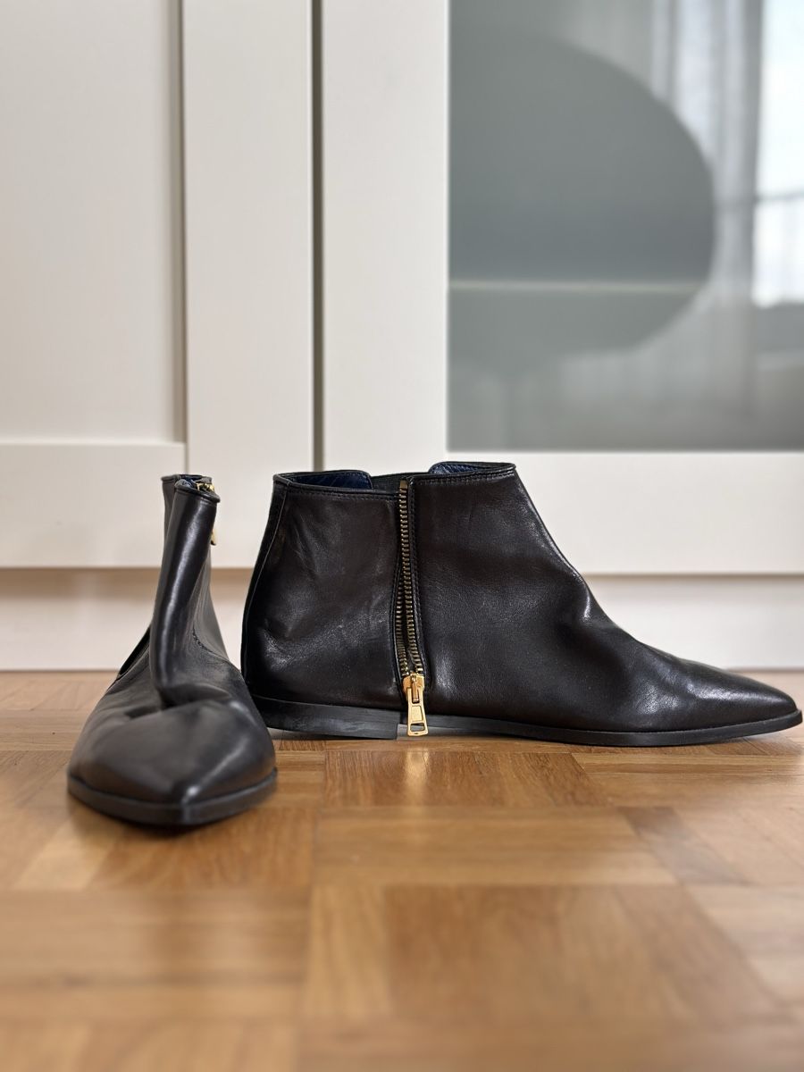 Scarpe da donna: Leder Stiefeletten, Schwarz, Grösse 40, NEU – Nuovo (secondo la descrizione) da Basel venduto da FatmaCan52 2