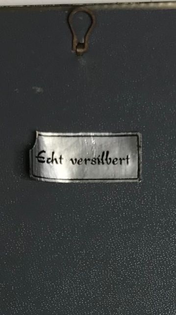 Bilderrahmen: Metallbilderrahmen mit gewölbten Glas versilbert – Gebraucht aus Zürich von gigimai67 7