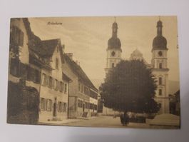 Ansichtskarte Arlesheim Domplatz gelaufen Zustand gut R5F