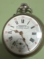 Montre de poche ancienne Agostini, chronomètre chemin de fer