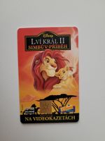 Telefonkarte Tschechien "lion king"