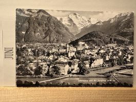 AK von Interlaken mit Jungfrau