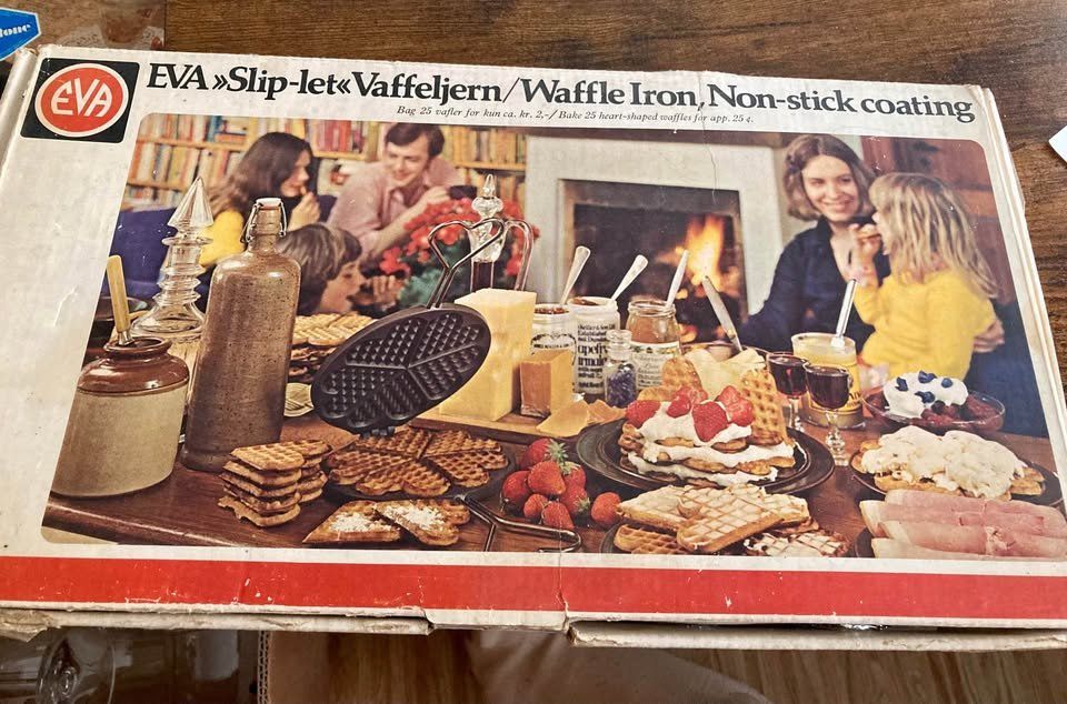 Küchengeräte: Gusseisen Waffeleisen antik – Gebraucht aus Rudolfstetten von Stellina1975 2