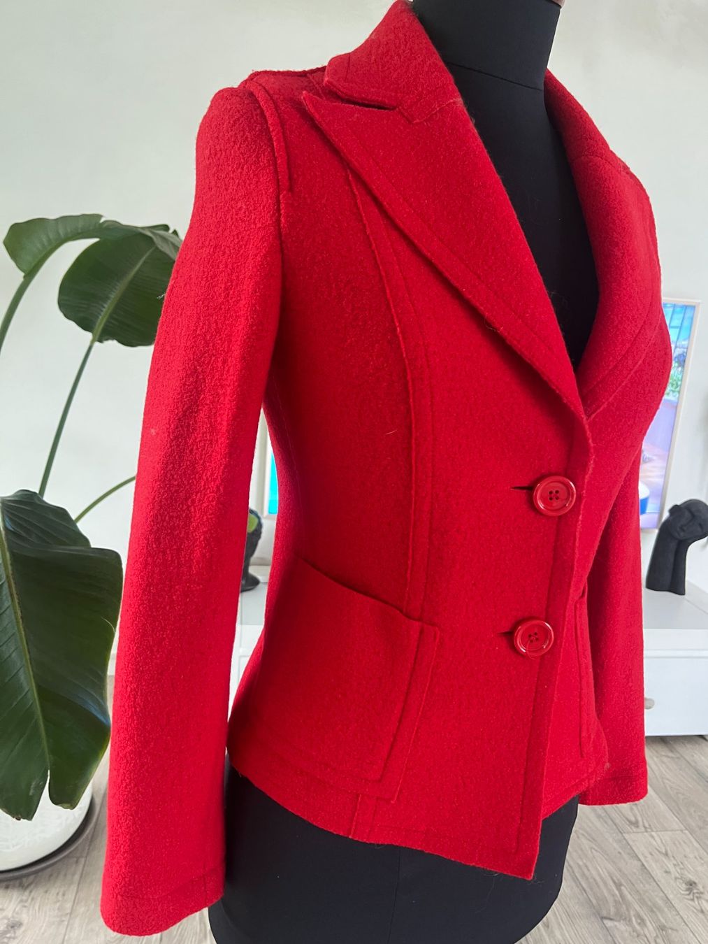 Jacken: Veste rouge en laine – Gebraucht aus Seiry von vanille08 1