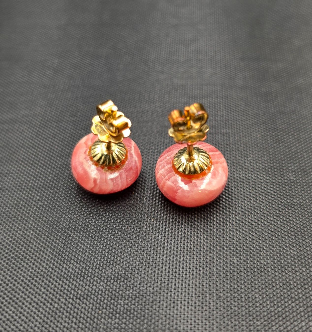 Orecchini pendenti & Orecchini a lobo: 585 Gold Ohrstecker Mit Rosa Steine – Usato da Wald ZH venduto da Dasilver 5