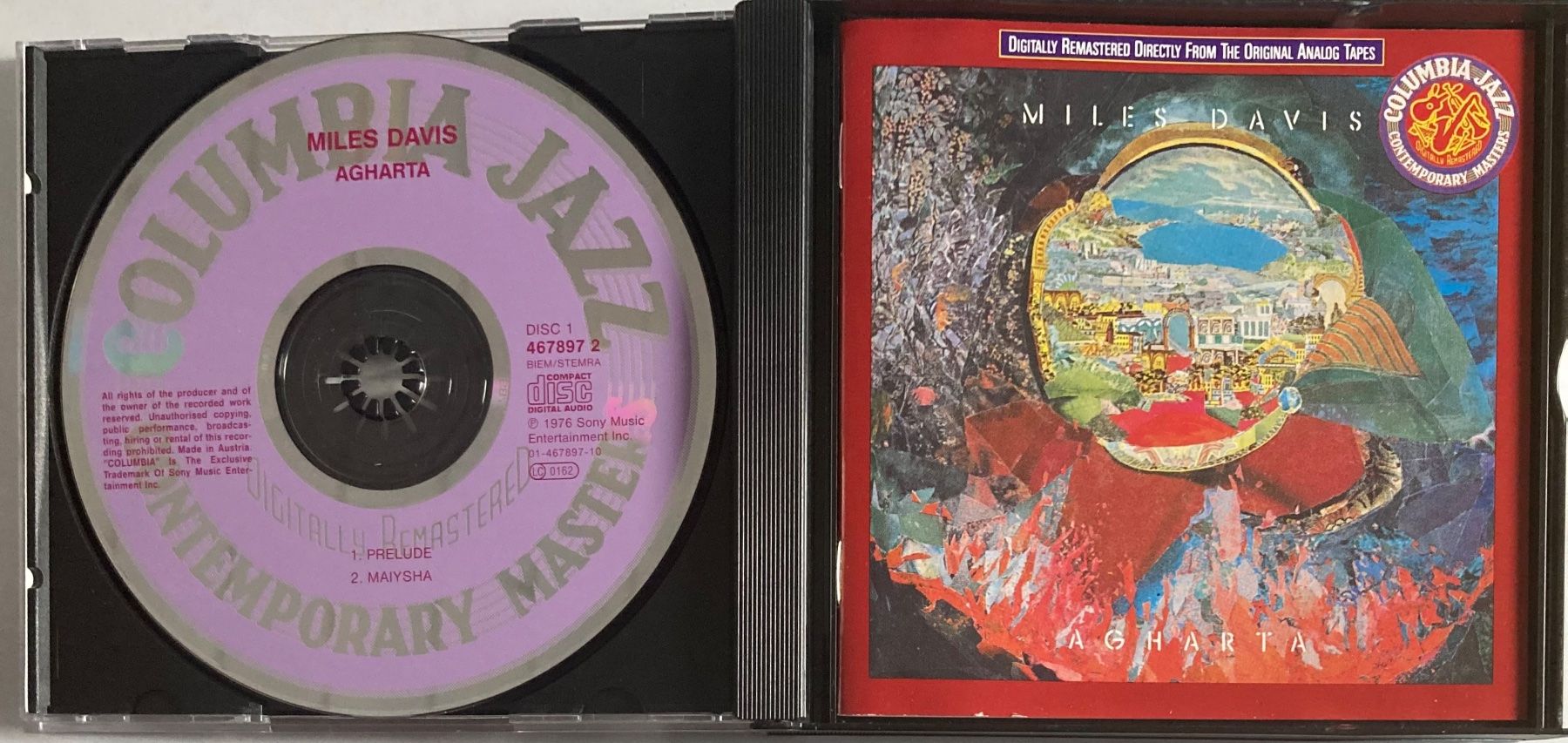 CD: MILES DAVIS - AGHARTA – Usato da Poliez-Pittet venduto da Newtown-Records 2