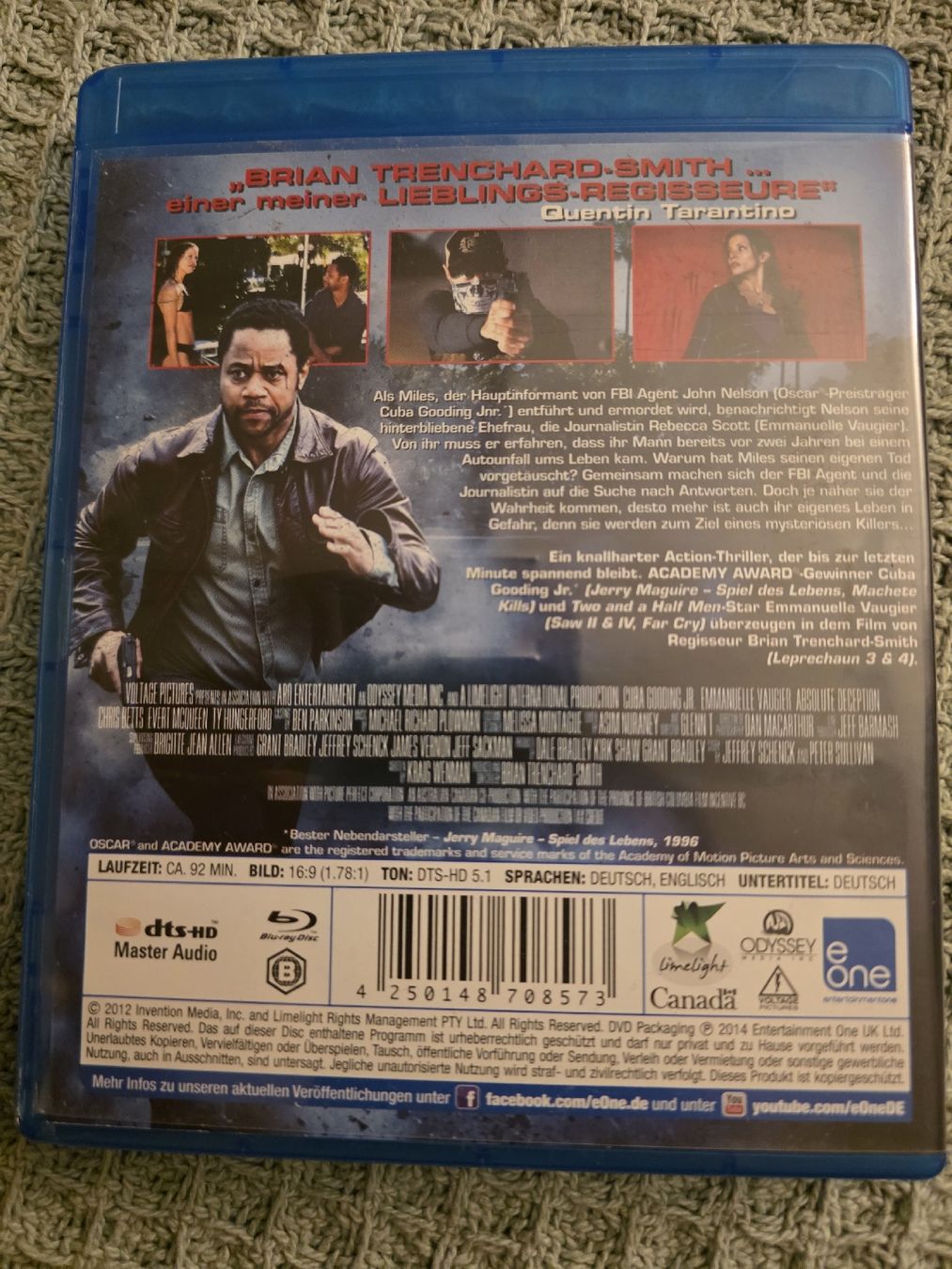 Alle DVDs: Absolute Deception - Blu-ray – Gebraucht aus Ellikon a d Thur von razzorblog 1