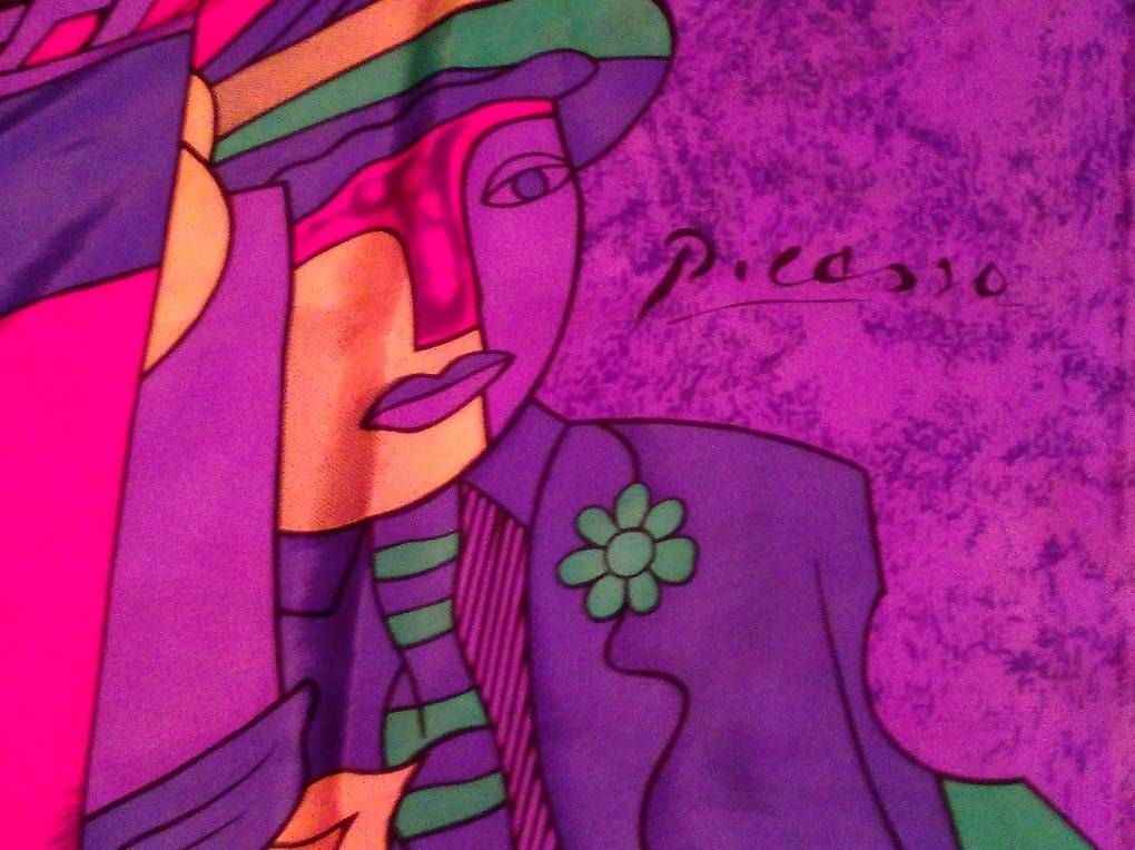 Foulard & Sciarpe: Halstuch aus Seide Picasso Motiv  – Usato da St. Urban venduto da pme_f7td 1