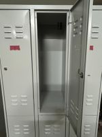 3 er Garderobenschrank mit 6 Fächer