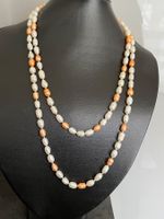 Ancien Vintage grand  collier de perles environ 120 long