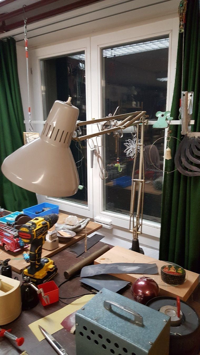 Bag Turgi Lampade: Omnifix Werkstattlampe BAG – Usato da Ammerswil AG venduto da savinir
