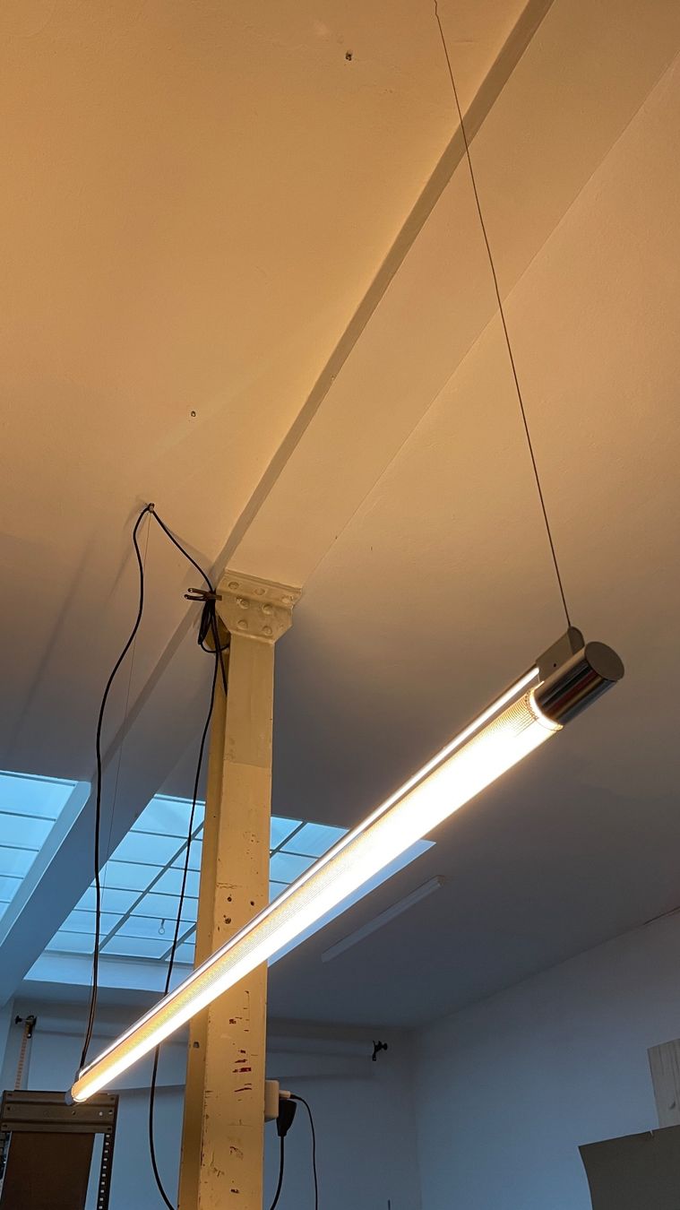 Ribag Lustres & lampes de plafonds: Ribag Pendelleuchte lang – D'occasion à Basel par Balthazara 1
