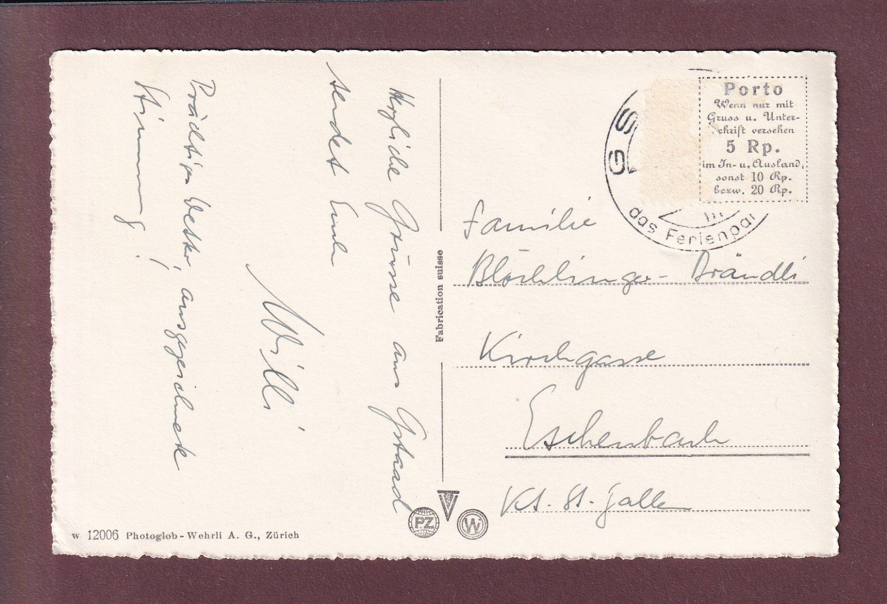 Cartes postales: GSTAAD - Hotel Alpine – D'occasion à Pully par nicecards 1