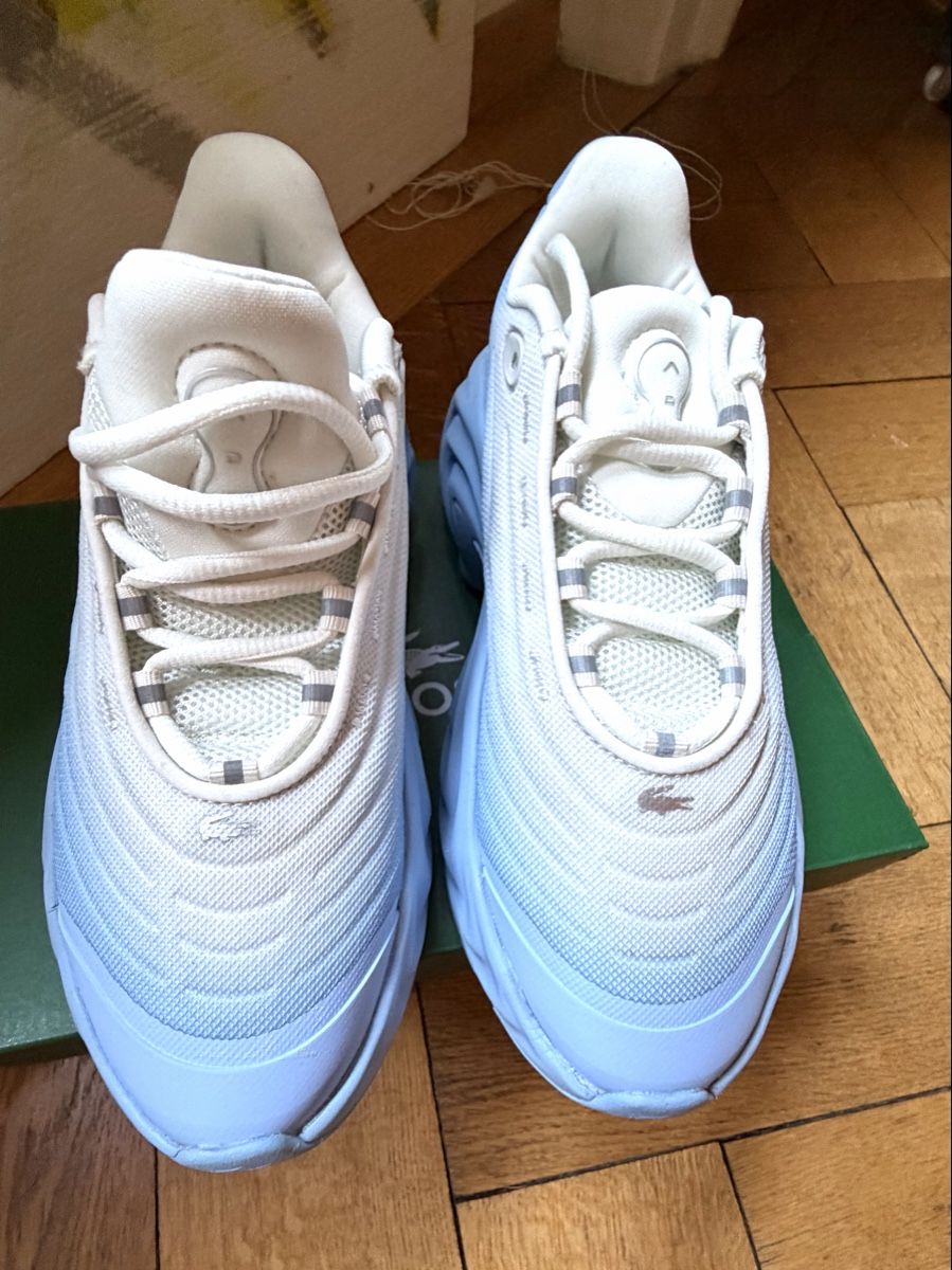 Lacoste Scarpe da donna: Lacoste Turnschuhe weiss/hellblau Grösse 39 neu – Nuovo e nell'imballaggio originale da Bern venduto da VintageRuth 6