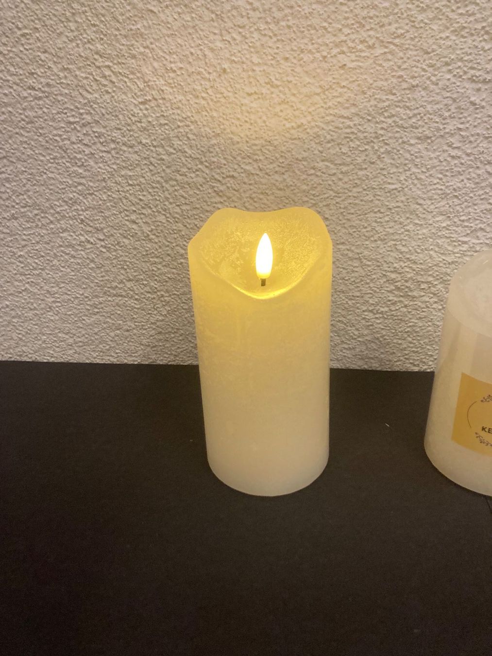 Candele: LED Echtwachs-Kerzen-Set, 3 Stück, mit  Timerfunktion, creme – Nuovo e nell'imballaggio originale da Neuenhof venduto da jorogo 4