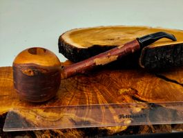 Handgemachte Pfeife aus Holz, Unikat für Geniesser!