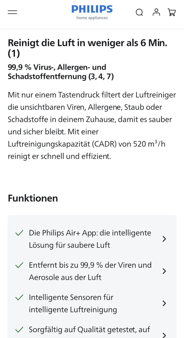 Philips Purificatori d'aria: Philips 3000i Series Luftreiniger – Usato da Zufikon venduto da hexli48 5