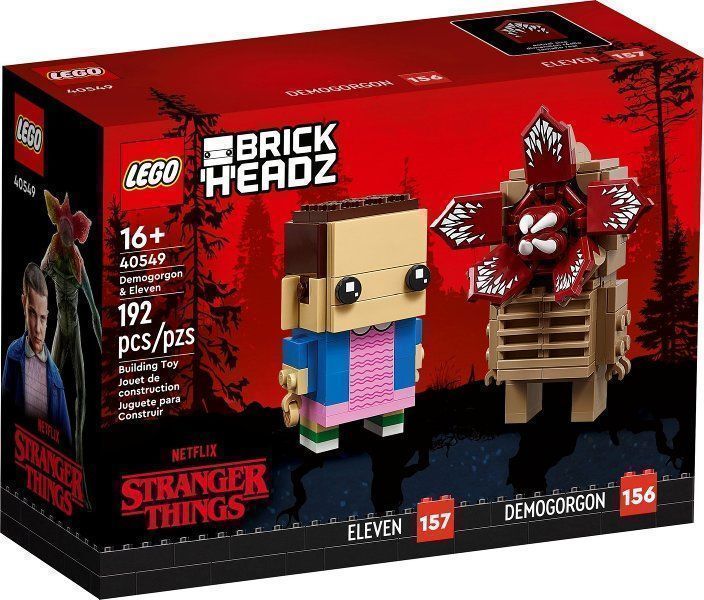 Lego Kit di costruzioni: LEGO BrickHeadz 40549 Demogorgon & Eleven – Nuovo e nell'imballaggio originale da Basadingen venduto da NekoBricks