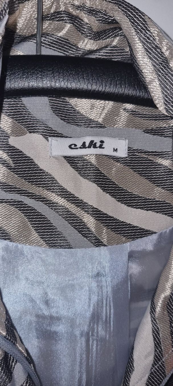 Cappotti: Trendiger Mantel Oski Gr. M Zebra-Muster – Nuovo (secondo la descrizione) da Basel venduto da Dawid1713 2