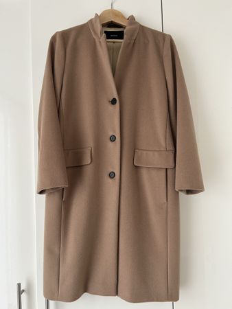 Stehkragen Damen Mantel Windsor in Camel