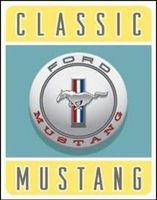 Blechschild - FORD MUSTANG CLASSIC MUSTANG