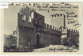 Bellinzona con Castello d'Svitto
