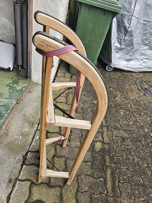 Luge: Davoser  Holzschlitten – D'occasion à Muolen par Dodo99 1